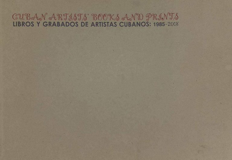 Libros y grabados de artistas cubanos